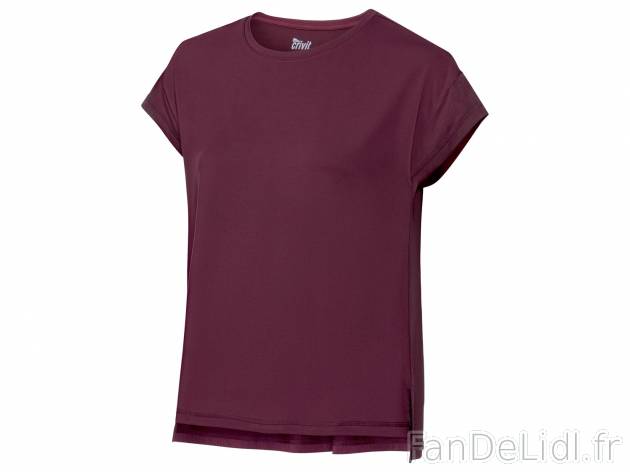 T-shirt technique femme , le prix 4.99 € 
- Du S au L selon modèle.
- Ex. 91 ...