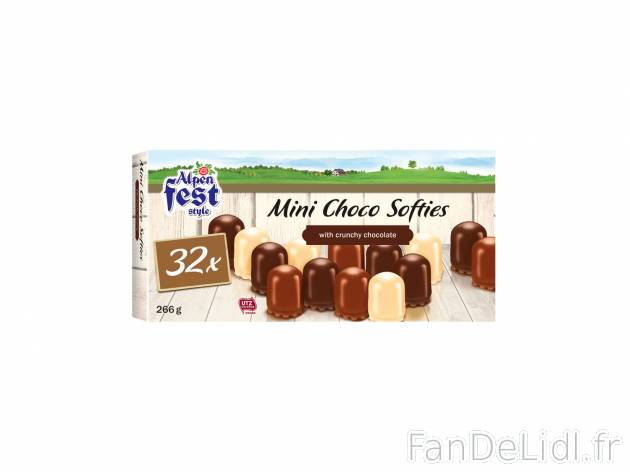 32 mini boules glacage au chocolat , le prix 1.79 €