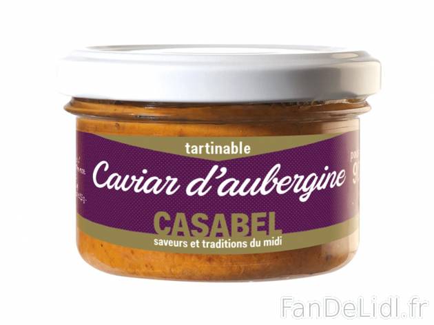 Caviar d&apos;aubergine ou tapenade d&apos;olives vertes1 , prezzo 1.29 ...