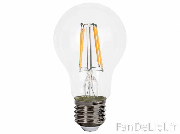 Ampoule LED à filament , le prix 1.99 &#8364; 
Au choix :
- E27, light : 4,7 ...