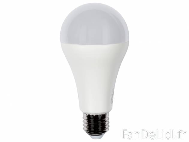 Ampoules LED , le prix 3.99 &#8364; 
- E27 : light 18 W (&eacute;quivalent ...