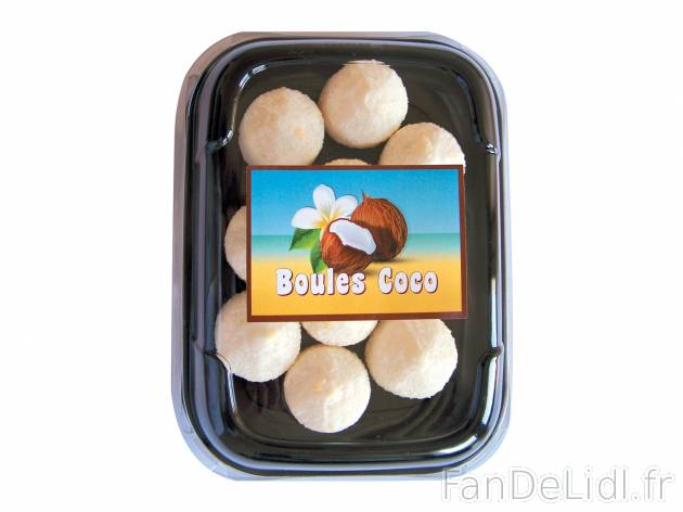 Boules coco , prezzo 1.99 € per 200 g