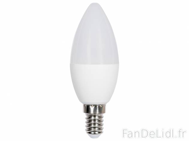 Ampoules LED , le prix 0.99 € 
- Au choix : E14, Light (2,3 W, 21 W), 200 lumen ...