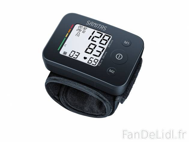 Tensiomètre de poignet Sanitas, le prix 12.99 € 
- Mesure entièrement automatique ...