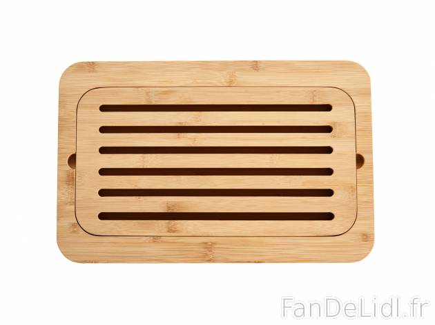 Planche à pain en bambou , le prix 7.99 € 
- Env. 37,6 x 24,3 cm (L x l)
- ...
