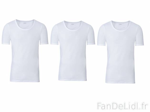 T-shirts homme , le prix 9.99 € 
- Du M au XL selon modèle.
- Ex. 100 % coton
- ...