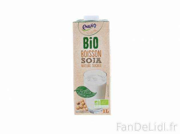 Boisson au soja sucrée Bio , le prix 1.08 € 

Caractéristiques

- AB agriculture ...