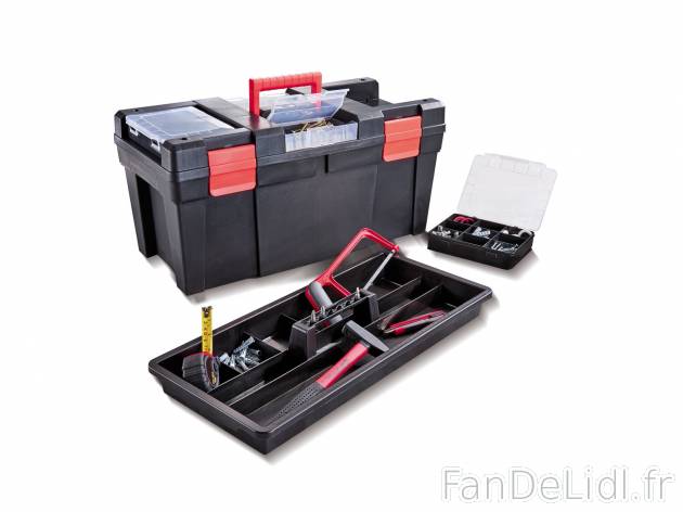 Boîte à outils , le prix 11.99 € 
- Env. 580 x 280 x 280 mm (l x h x p)
- ...