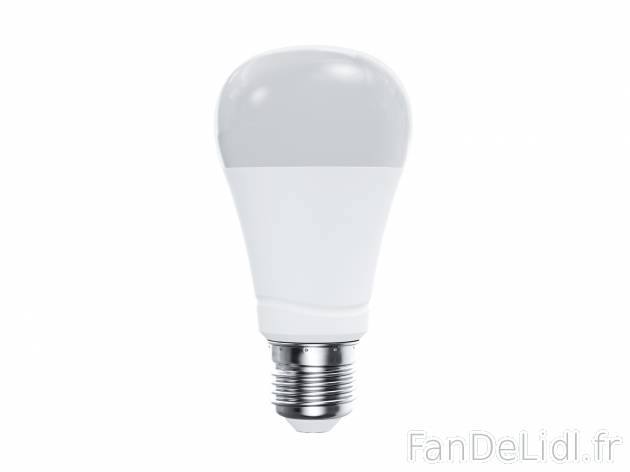 Ampoule LED connectée RGB , le prix 9.99 € 
- E27, 9 W, 806 lm
- Commande vocale
- ...