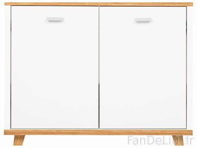 Meuble sous-vasque chêne/blanc , le prix 26.99 € 
- Env. 55 x 60 x 28 cm (H x ...