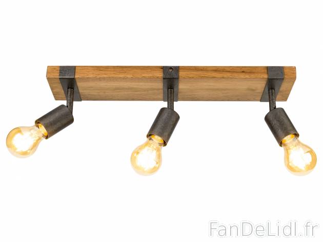 Plafonnier à LED , le prix 19.99 € 
- Au choix : Planche en bois véritable, ...