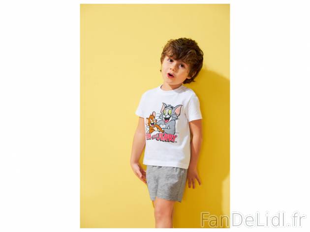 Pyjama enfant , le prix 5.99 € 
- Du 12-24 mois (86-92 cm) au 4-6 ans (110/116 ...
