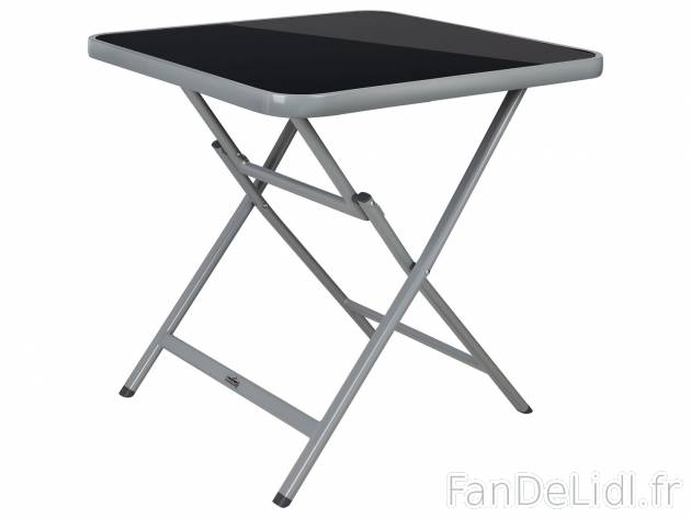 Table pliante en aluminium , le prix 39.99 &#8364; 
- Env. 70 x 70 x 70 cm (l ...