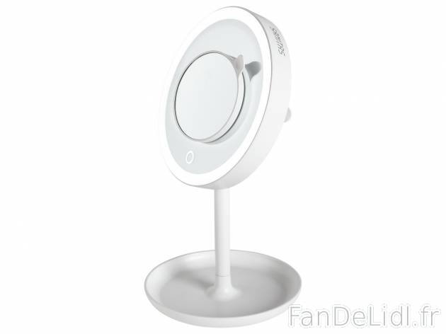 Miroir à LED , le prix 19.99 € 
- Grande surface réfléchissante d&apos;env. ...