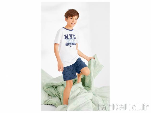 Pyjashort garçon , le prix 4.99 &#8364; 
- Du 6 au 8 ans (122-128 cm) au 12-14 ...