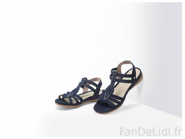 Sandales femme , le prix 11.99 € 
- Du 36 au 40 selon modèle
- Ex. dessus/doublure ...