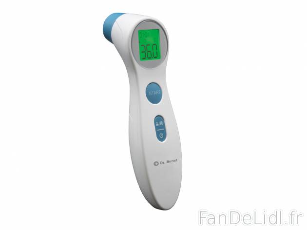 Thermomètre frontal à infrarouge Dr. Senst, le prix 14.99 € 
- Mesure de la ...