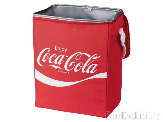 Sac isotherme Coca Cola, Coke, le prix 9.99 €  
-  Env. 14 L