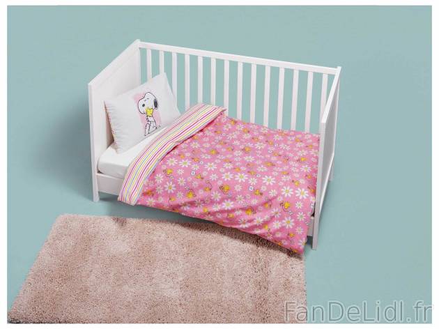 Parure de lit double face bébé , le prix 8.99 € 
- Taile normale :
- Oreiller ...