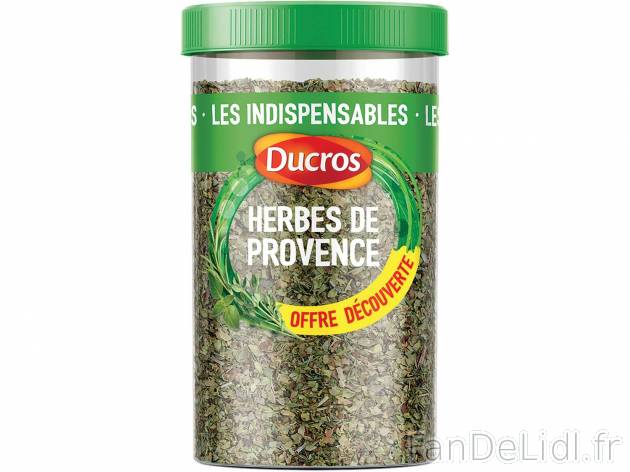 Ducros herbes de Provence , le prix 1.49 €