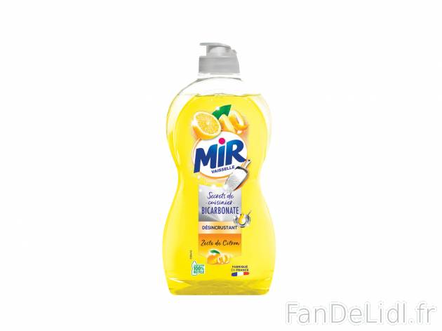 Mir Liquide vaiselle bicarbonate citron , le prix 0.91 € 
- Le produit de 500 ...