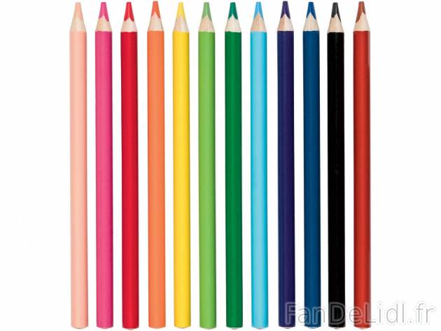 Maxi-crayons de couleur , le prix 1.99 &#8364;  
-  Lot de 12