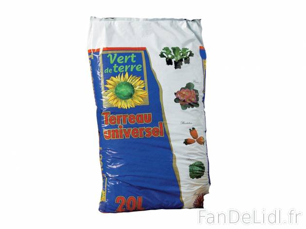 Terreau universel , prezzo 1.29 € per L&apos;unité 
-  20 L !