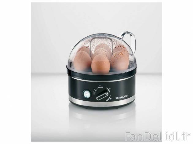 Cuiseur à œufs , le prix 11.99 € 
- 400 W
- Jusqu&apos;a 7 œufs
- Différents ...