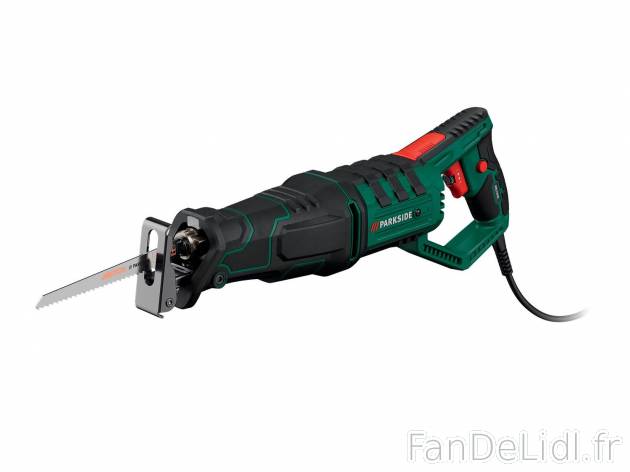 Scie sabre , le prix 36.99 € 
- 710 W
- Pour couper facilement le bois, le plastique, ...