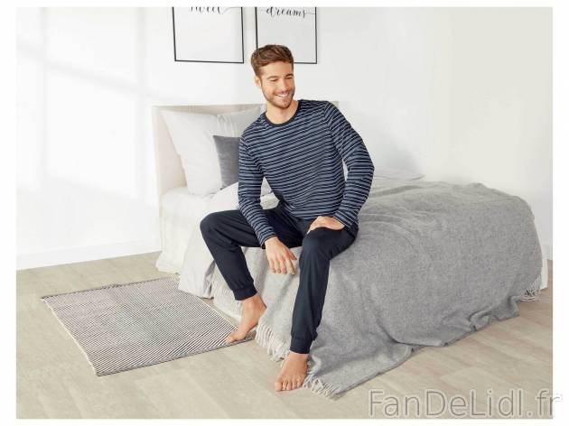 Pyjama , le prix 9.99 € 
- Du S au XL selon modèle
- Ex. 100 % coton
- 2 coloris ...