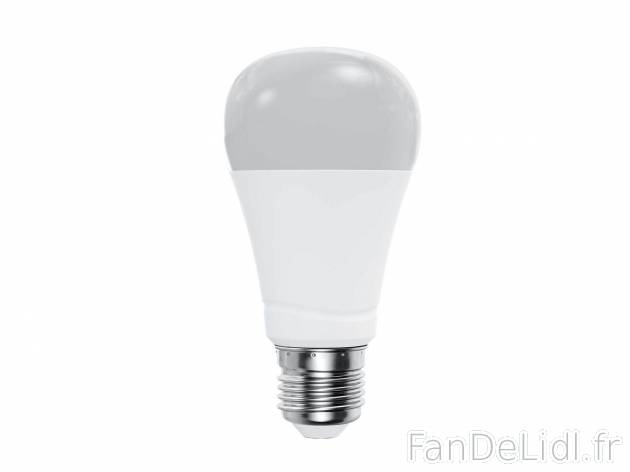 Ampoule LED connectée , le prix 9.99 € 
- E27, 9 W, 806 lm
- Commande vocale
- ...