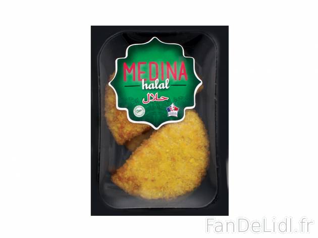 Cordons-bleus de dinde Halal1 , prezzo 1.99 € per 400 g 
     