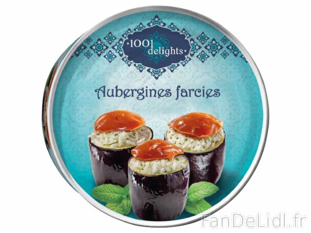 Aubergines farcies1 , prezzo 2.39 € per 350 g 
-  Aux oignons et au riz  
