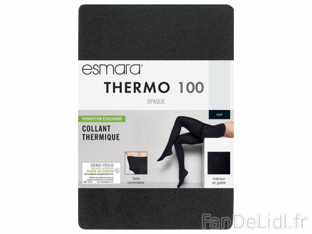 Collant ou legging thermique , le prix 3.99 € 
- Du M au XXL selon modèle
- ...