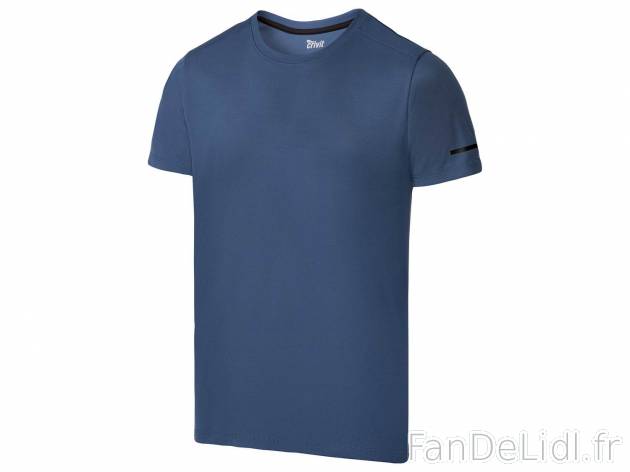 T-shirt technique , le prix 4.99 € 
- Du M au XL selon modèle
- Ex. 100 % polyester
- ...