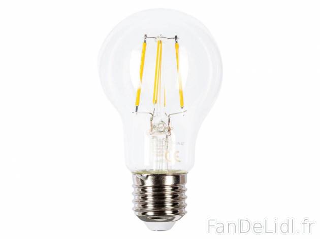 Ampoule LED à filament , le prix 1.99 € 
- Au choix :
- E27, 4,7 W, 470 lm
- ...
