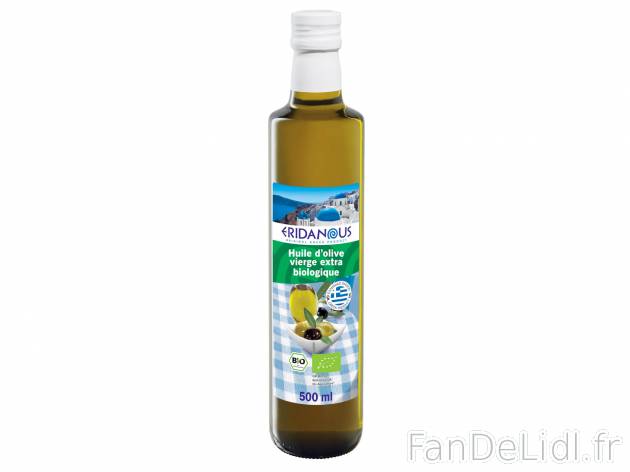 Huile d’olive vierge extra Bio1 , prezzo 3.99 € per 50 cl 
  