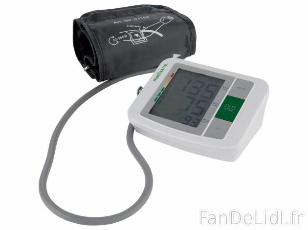 Tensiomètre , le prix 17.99 € 
- Mesure précise de la tension artérielle au ...