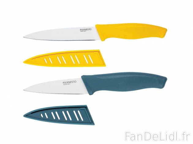 Couteau de cuisine coloré , le prix 2.99 € 
- Au choix :
- Set de couteaux ...