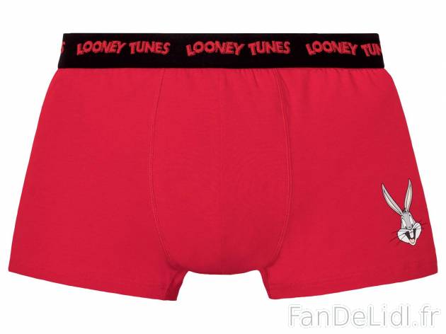 Boxers , le prix 5.99 € 
- Du S au XL selon modèle
- Ex. 95 % coton et 5 % ...