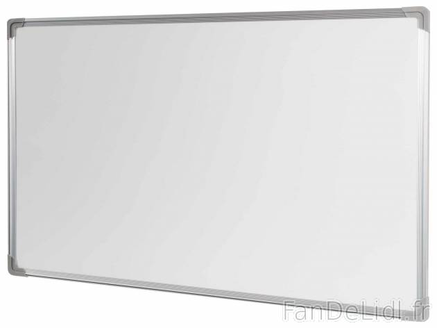 Tableau blanc magnétique , le prix 16.99 &#8364; 
- Env. 90 x 58,5 cm
- Support ...