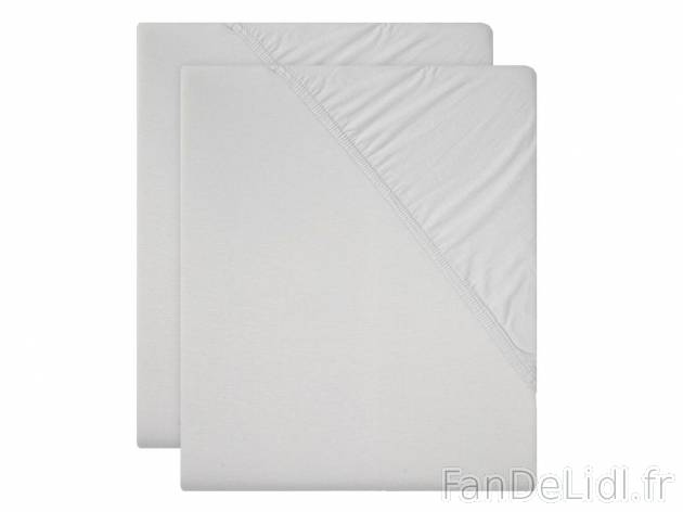 Draps-housses en coton pour bébé , le prix 4.99 &#8364; 
- Env. 60-70 x 120-140 ...