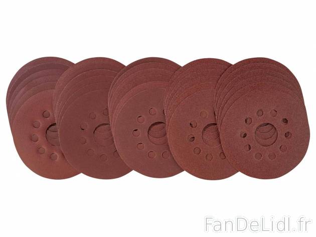 Set de disques abrasifs , le prix 4.99 € 
- Dimensions : Ø env. 180 mm
- Grain ...