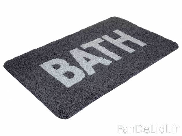 Tapis de salle de bains , le prix 6.99 € 
- Env. 60 x 100 cm
- Ex. 100 % polyester
Caractéristiques

- ...