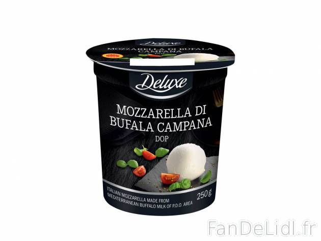 Mozzarella di bufala campana DOP , le prix 2.99 &#8364; 
- 23 % Mat. Gr. sur ...