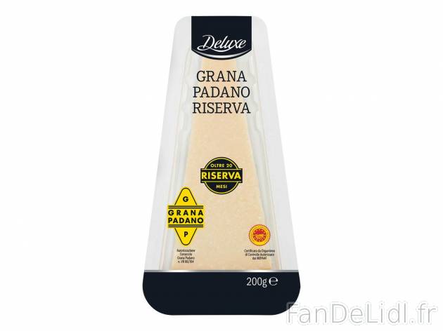 Grana Padano DOP , le prix 2.99 &#8364; 

Caractéristiques

- Transfo en Italie
- ...