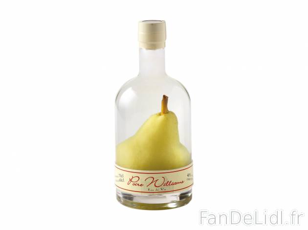 Eau-de-vie de poire prisonnière , le prix 19.99 &#8364;  
-  40 % Vol.