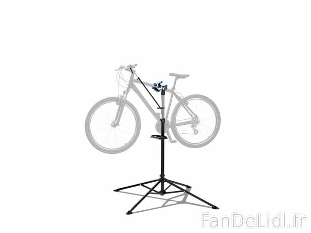 Pied datelier pour vélo , le prix 29.99 € 
- Colonne télescopique réglable ...