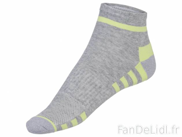 Socquettes de sport , le prix 2.99 € 
- Du 37/38 au 45/46 selon modèle
- Ex. ...