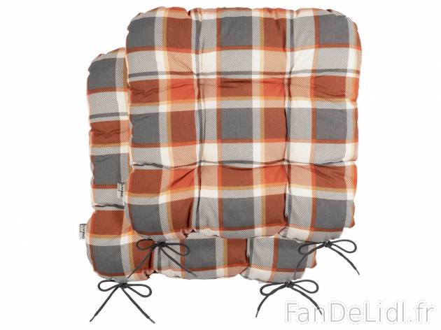 Coussins de chaise , le prix 6.99 &#8364; 
- Env. 40 x 40 x 6,5 cm
- Lot de ...